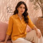 شومیز طرح بهار نارنج - تصویر 5