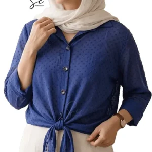 شومیز جلوگره ای طرح اشک (رنگبندی)